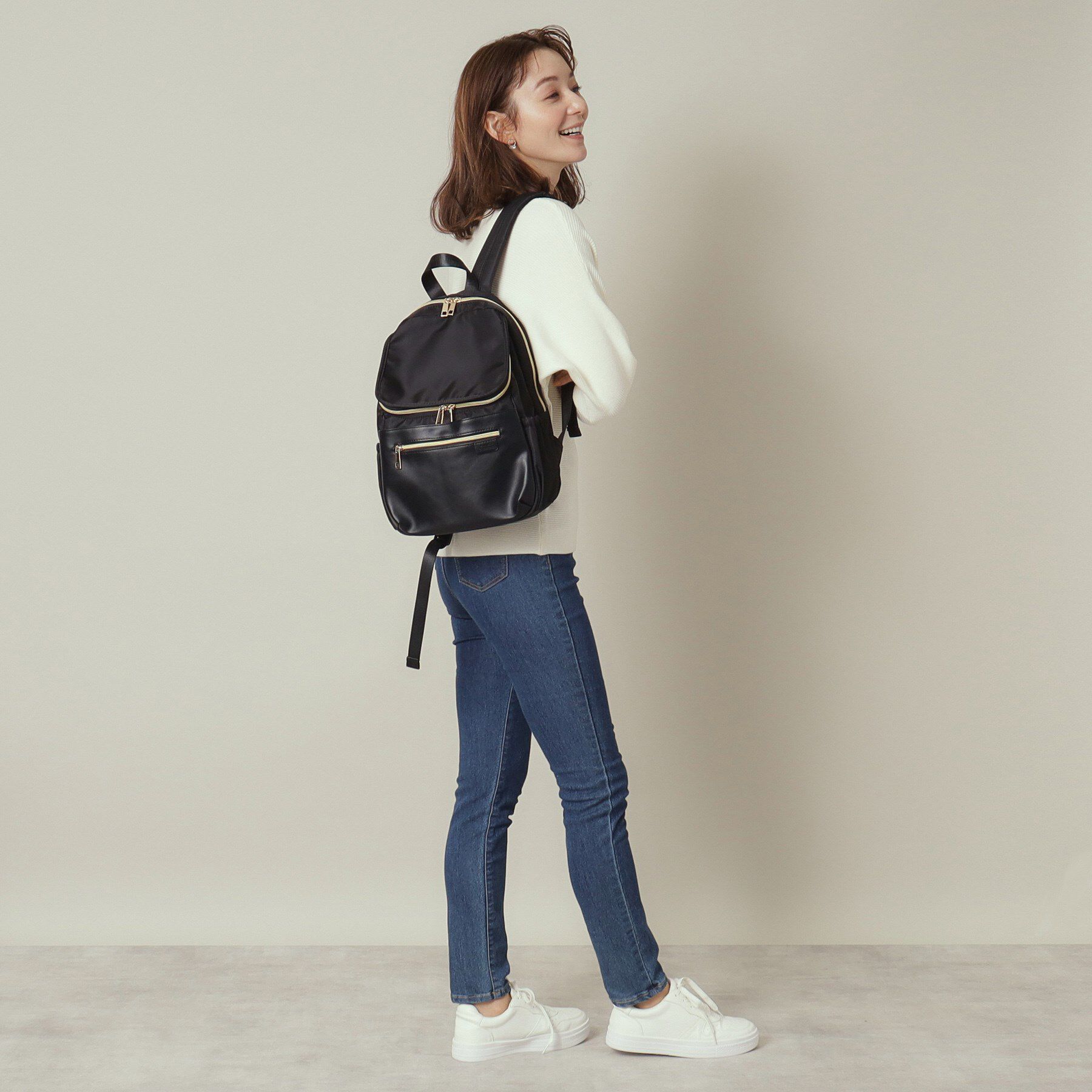 ITS&rsquo;DEMO「【A4対応／ポケット10】収納アドバイザーPCリュック」|リュック|