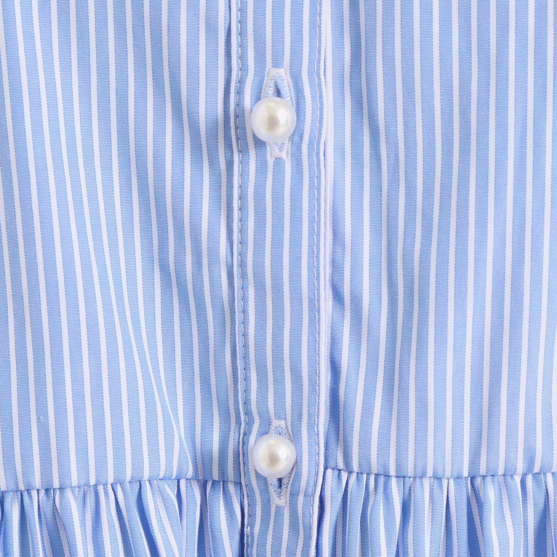 ITS&rsquo;DEMO「【接触冷感／手洗い可】ストライプペプラムブラウス」|シャツ・ブラウス|