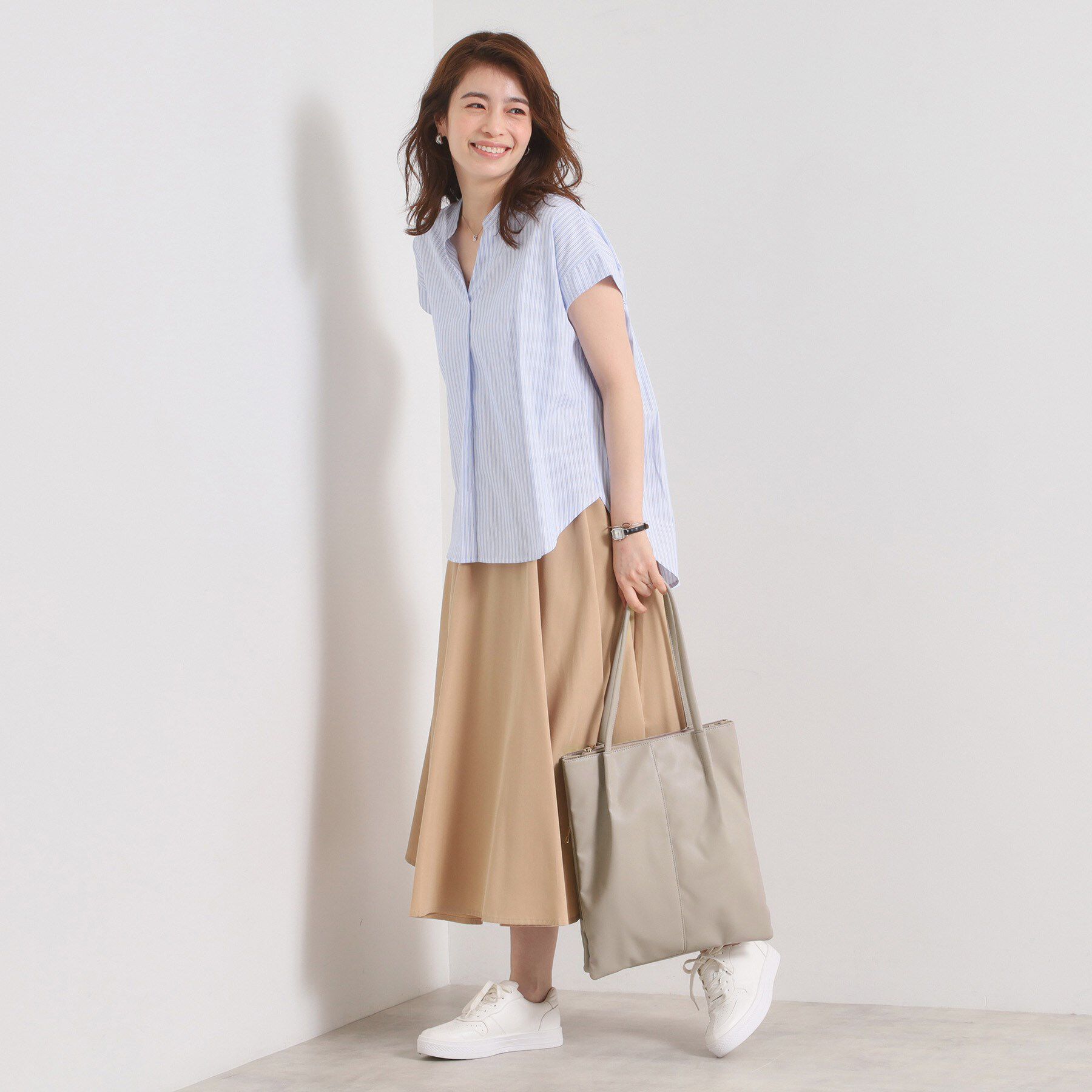 ITS&rsquo;DEMO「【A4対応】三層タックトート」|トートバッグ|