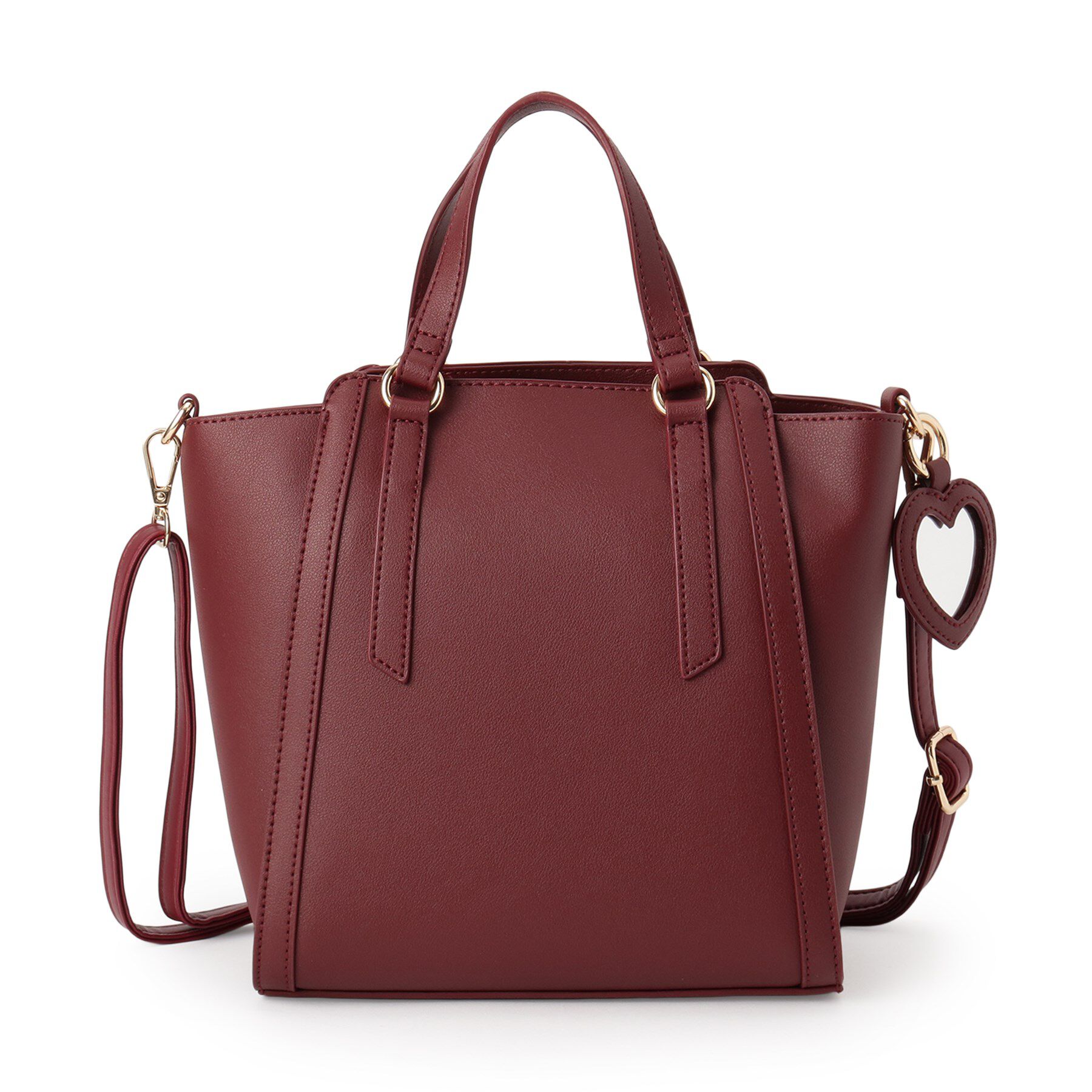 ITS&rsquo;DEMO「ミラーチャーム付き2WAYトート」|ハンドバッグ|