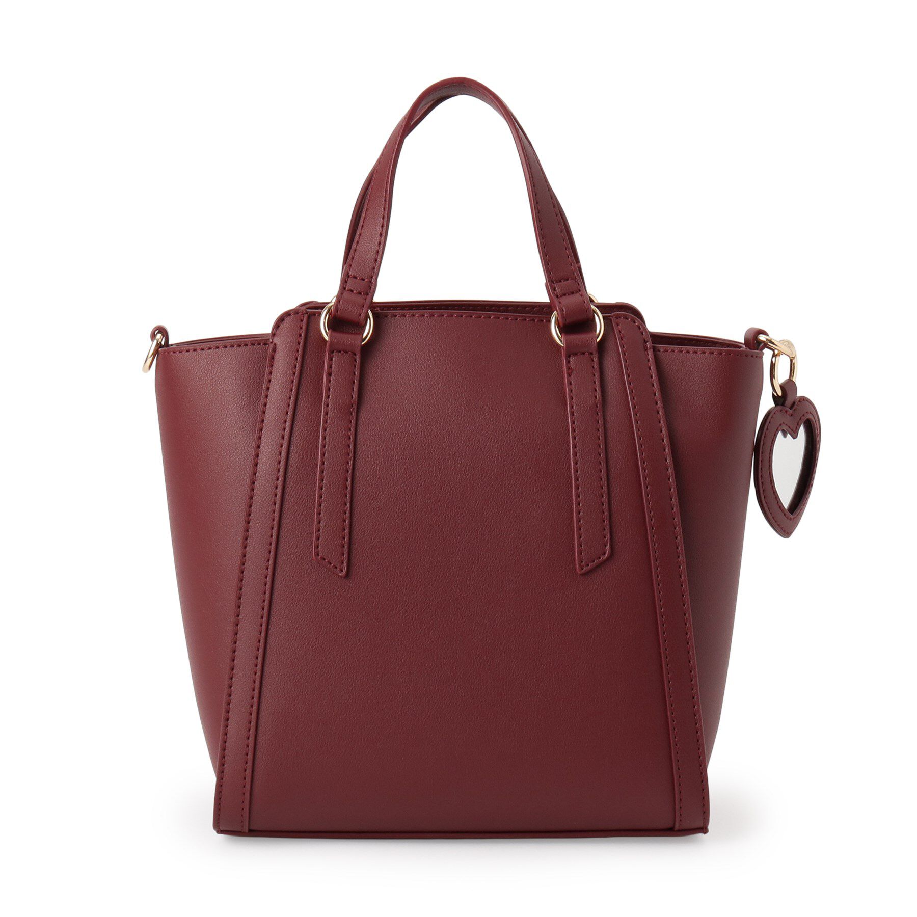 ITS&rsquo;DEMO「ミラーチャーム付き2WAYトート」|ハンドバッグ|