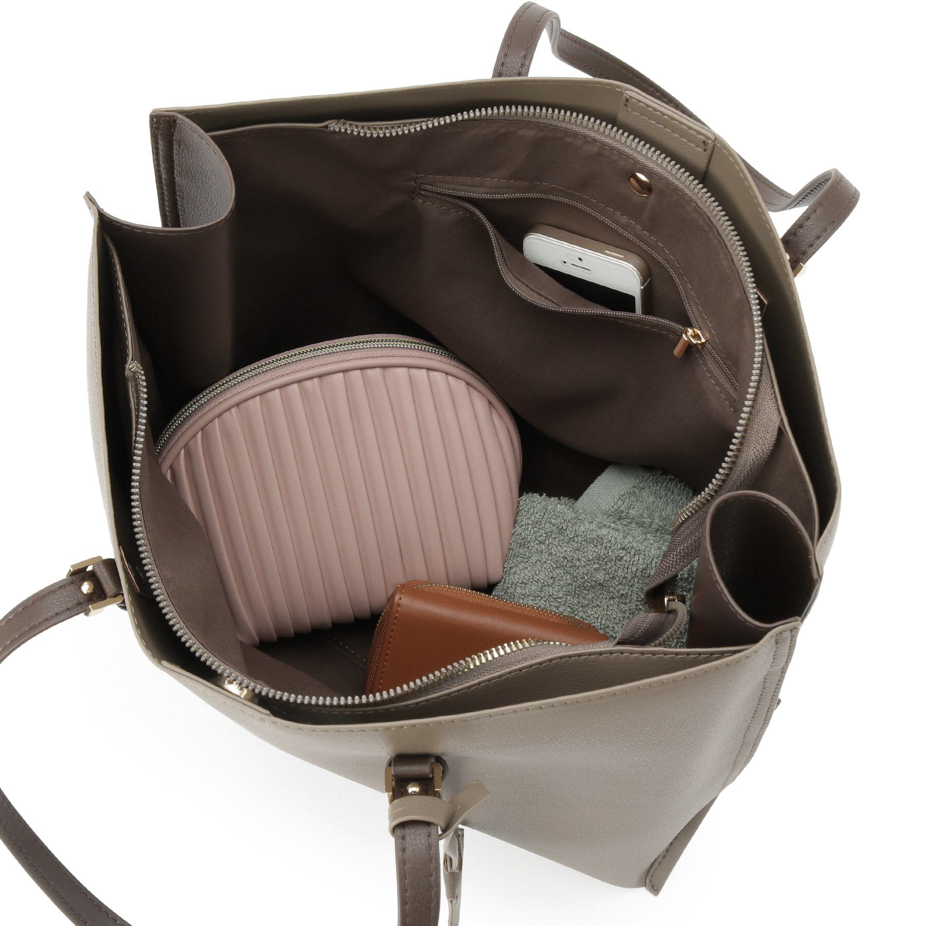 ITS&rsquo;DEMO「【通勤】軽量合皮A4トート」|トートバッグ|