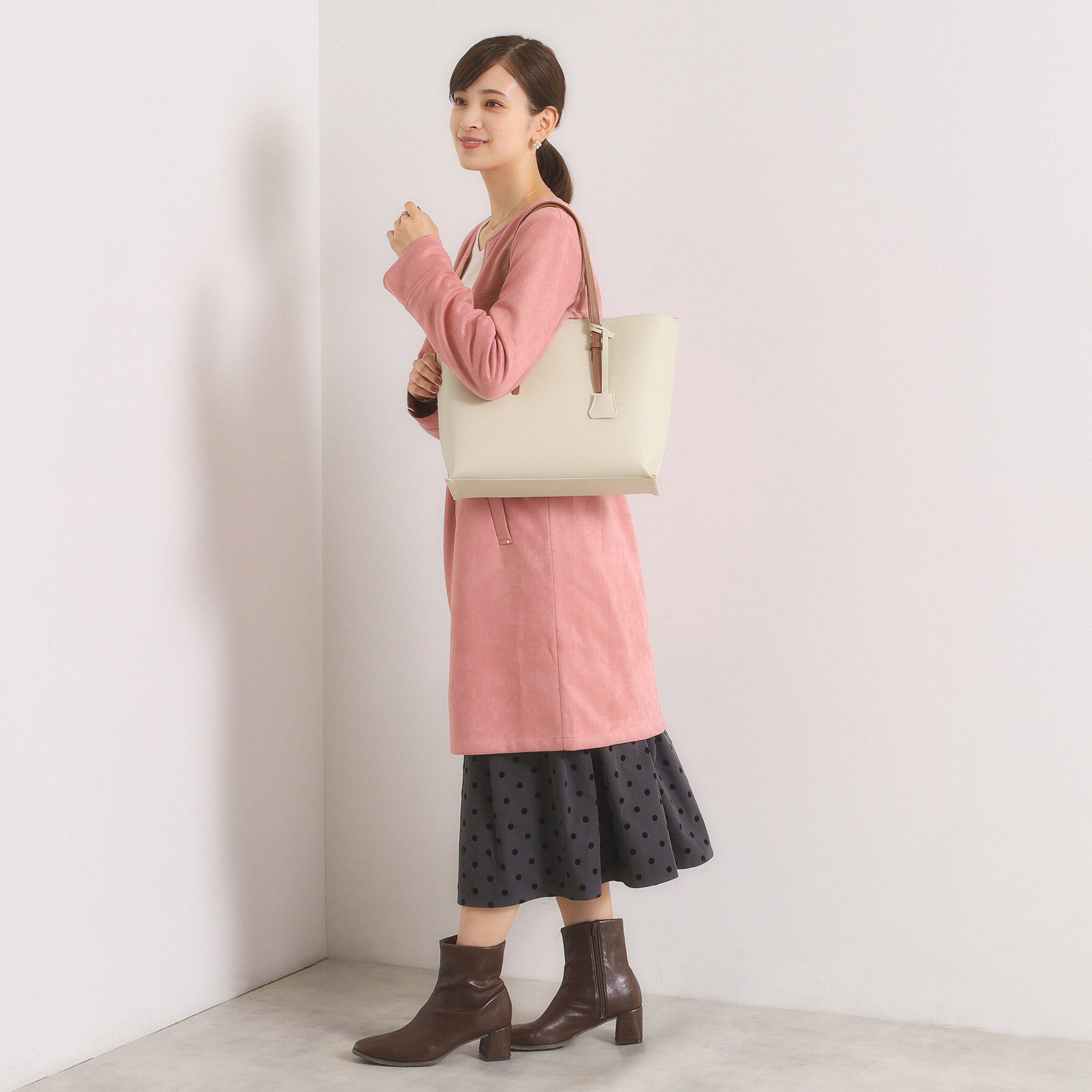 ITS&rsquo;DEMO「【通勤】軽量合皮A4トート」|トートバッグ|