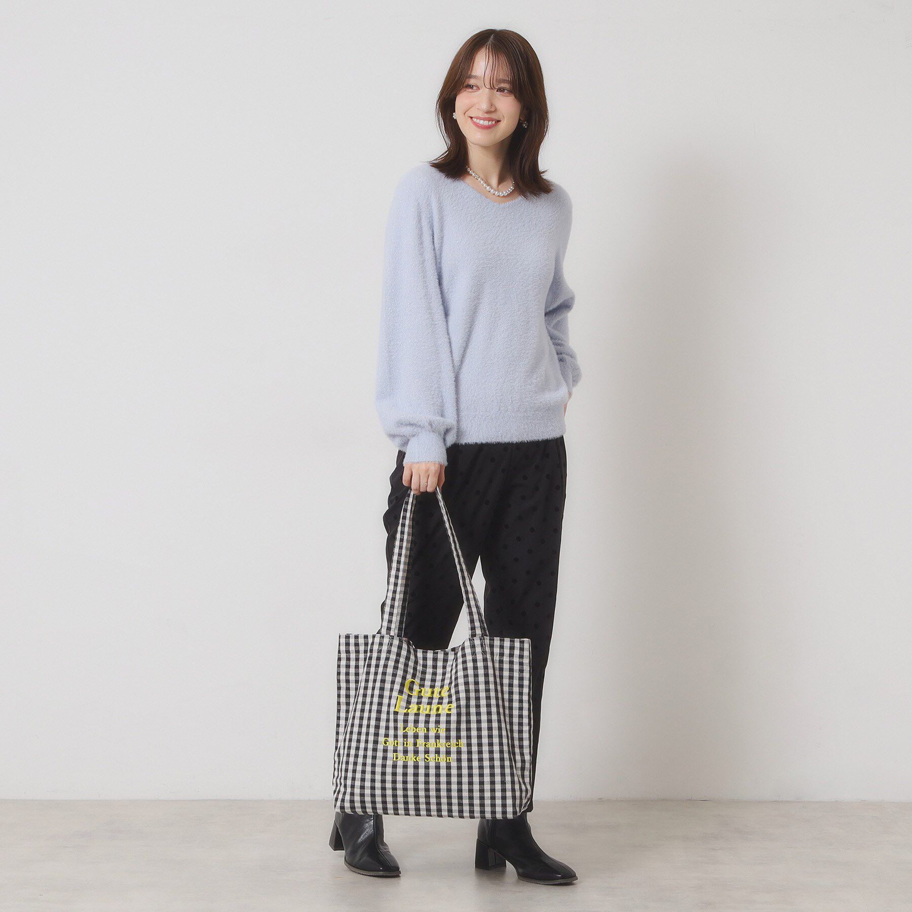 ITS&rsquo;DEMO「【A4対応】ロゴ刺繍ラージトート」|トートバッグ|