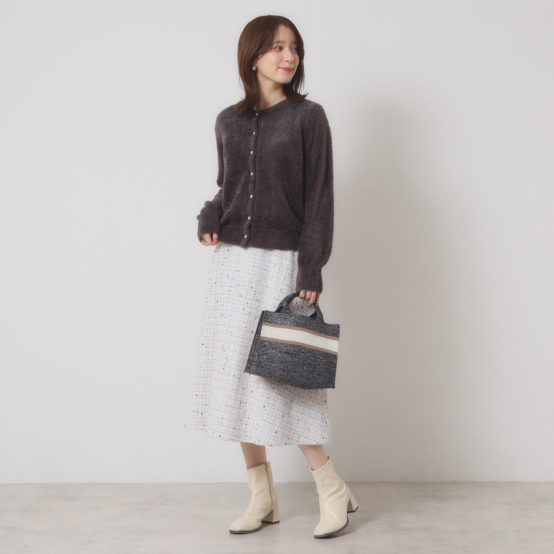 ITS&rsquo;DEMO「ニットミニトート」|ハンドバッグ|