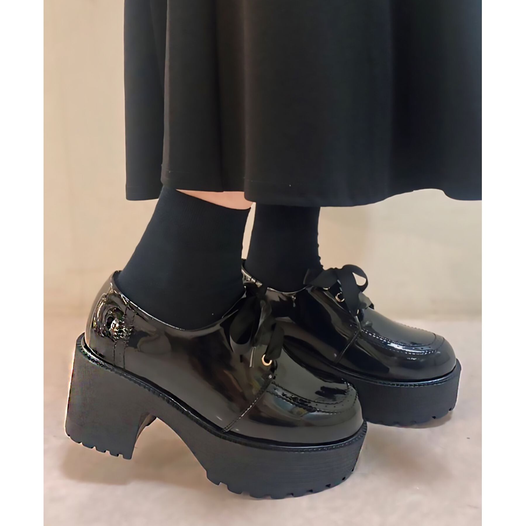 csT&P「厚底レースアップシューズ」|パンプス|