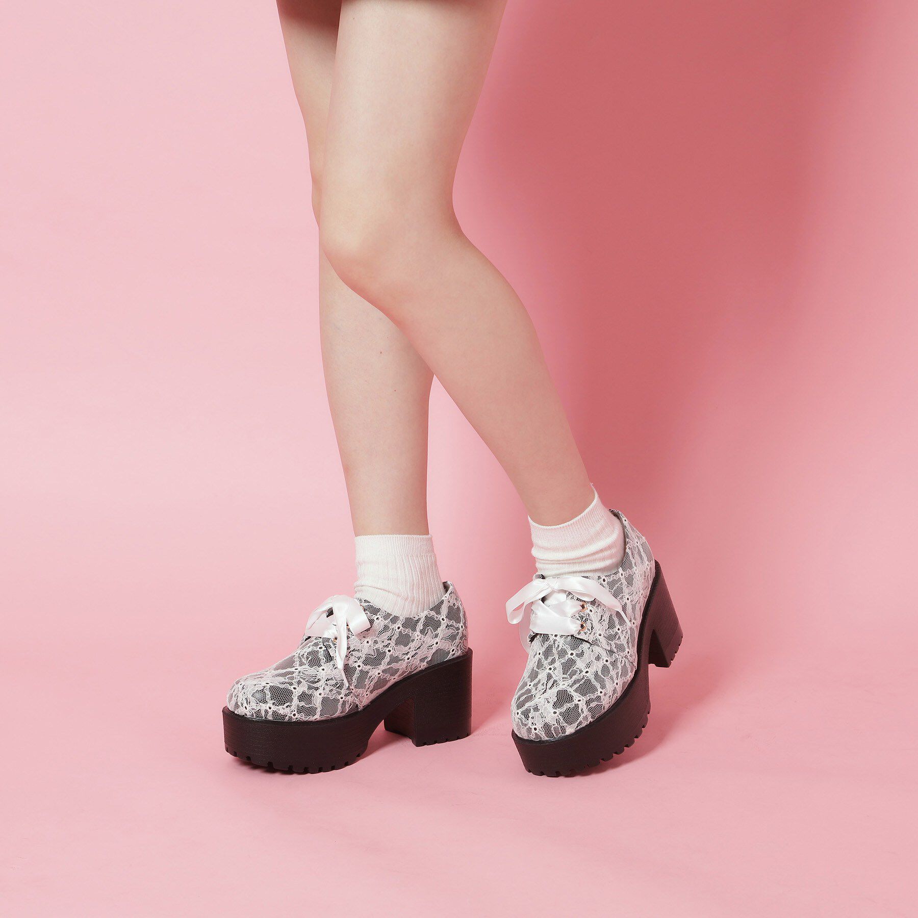 csT&P「厚底レースアップシューズ」|パンプス|