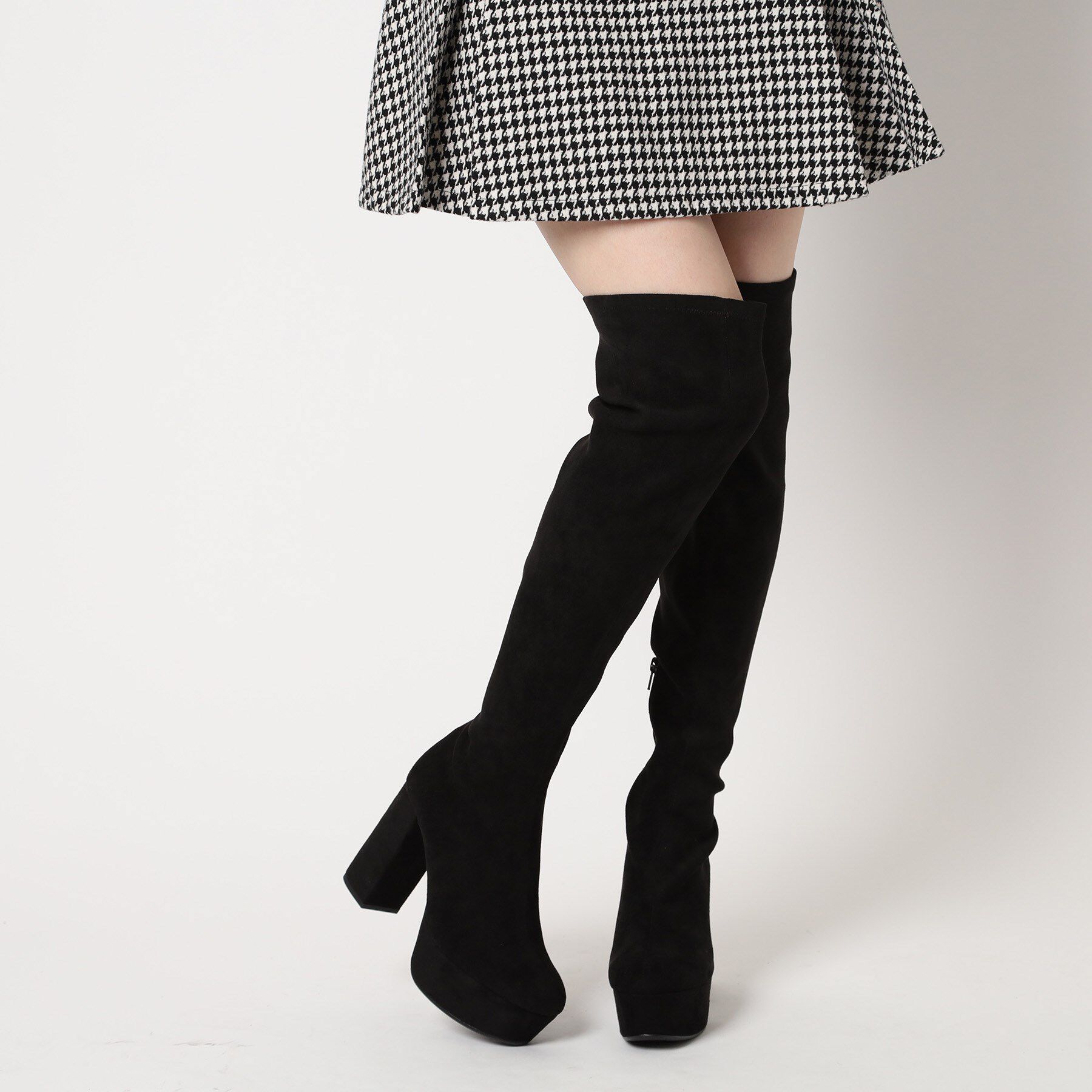 ESPERANZA「厚底ラク盛りニーハイブーツ」|ショートブーツ|