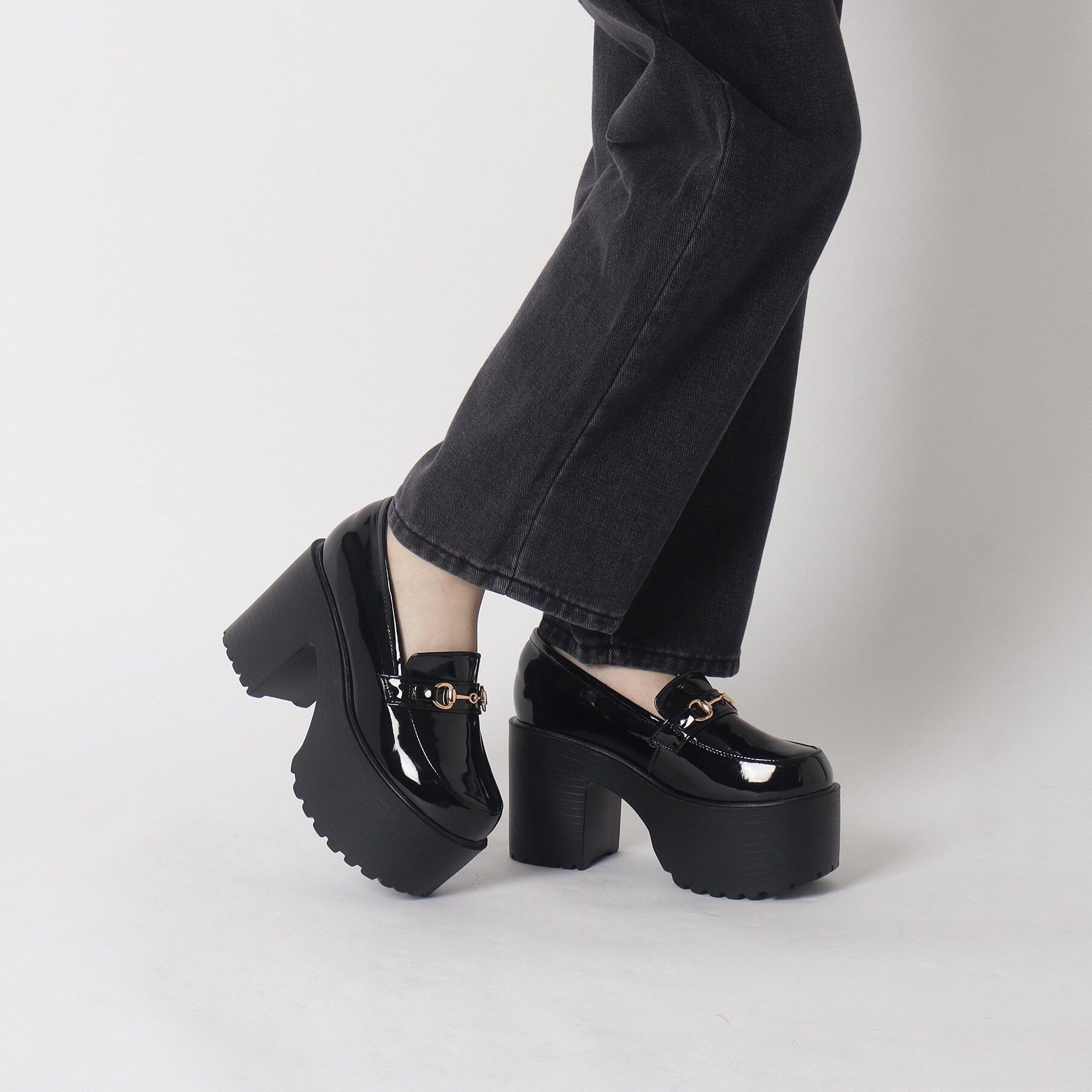 csT&P「厚底ビット付きローファーパンプス」|パンプス|