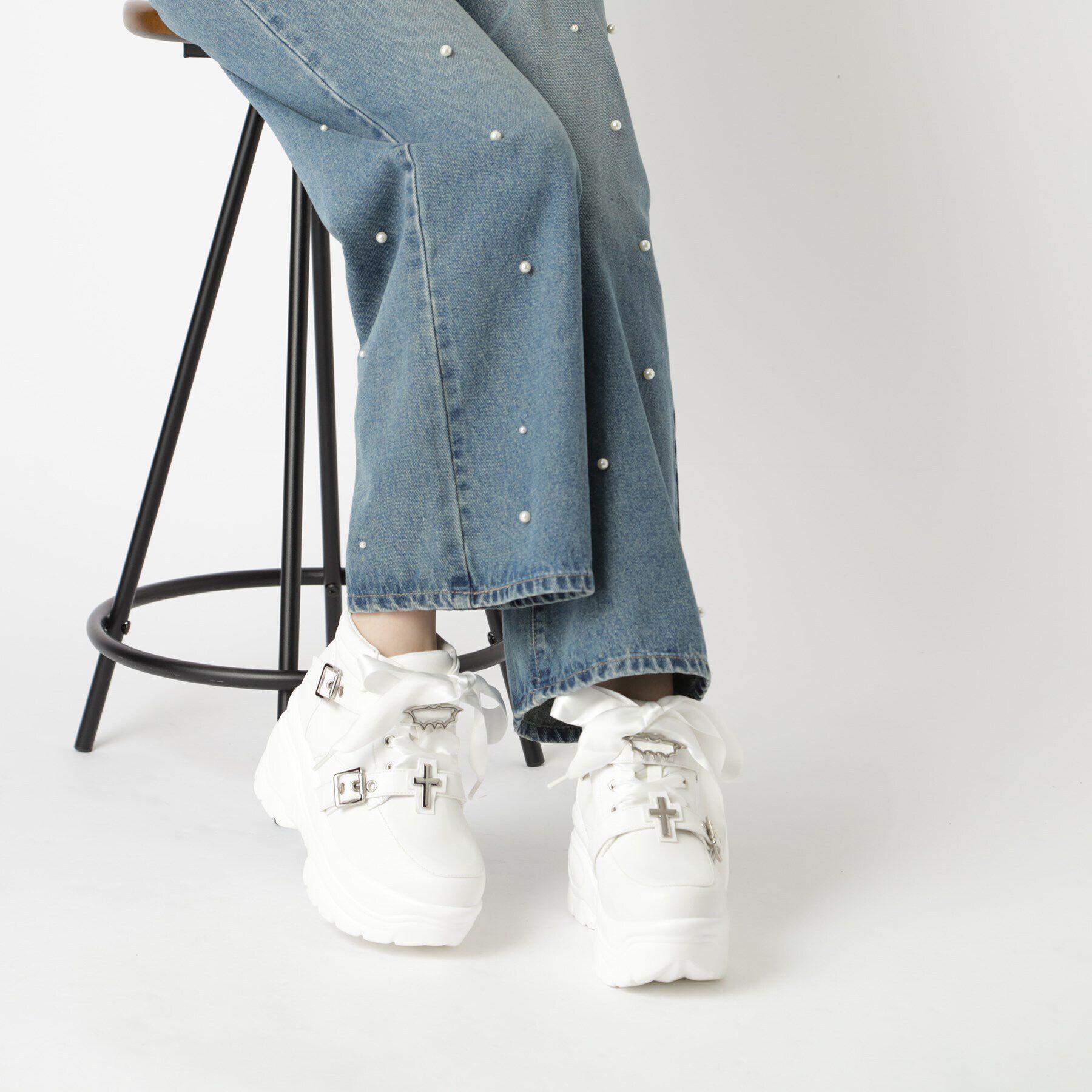 csT&P「厚底デビルモチーフスニーカー」|スニーカー|