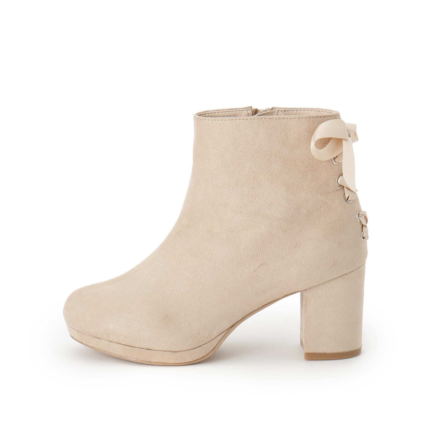 csT&P「バックリボンレースアップブーツ」|ショートブーツ|