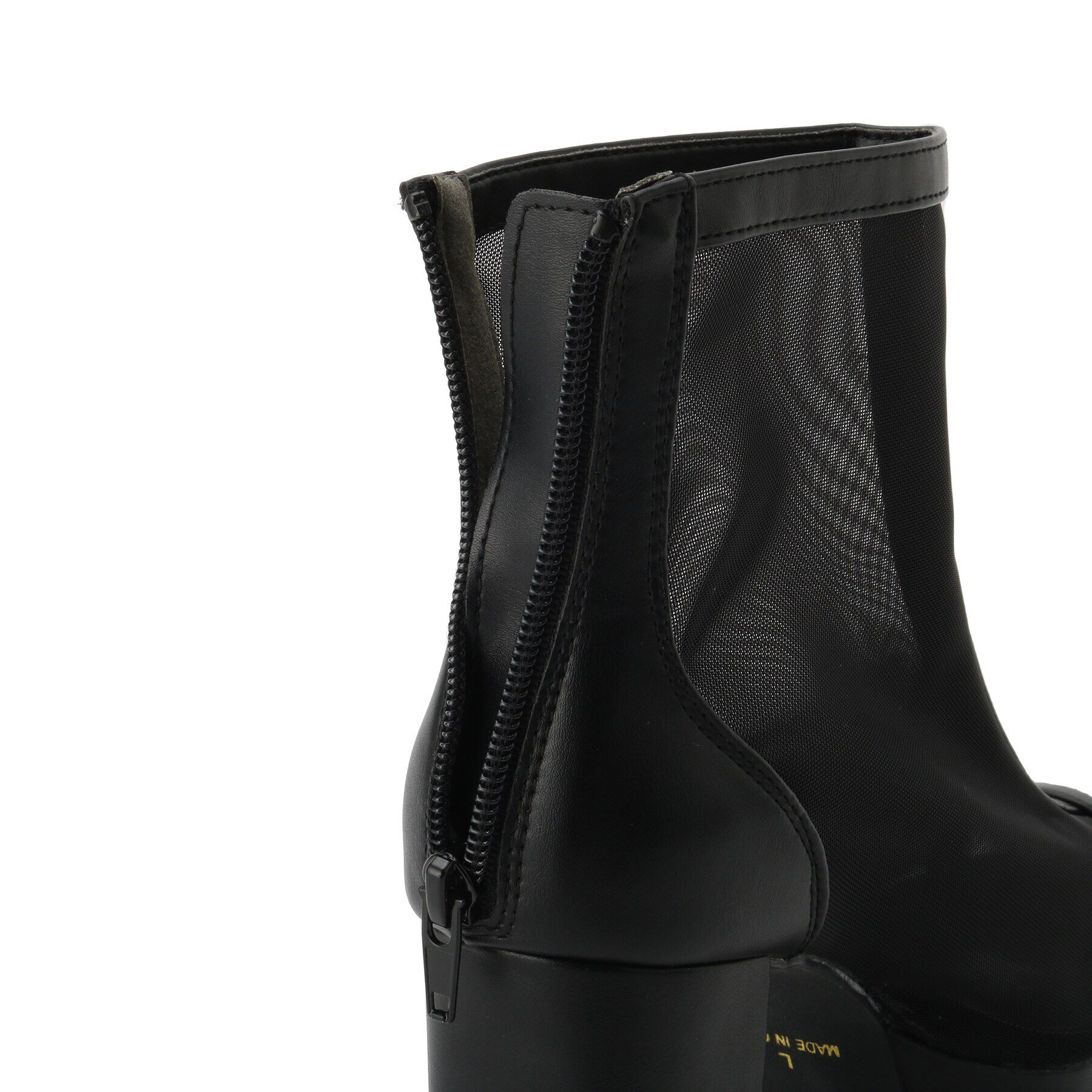 csT&P「厚底チュールショートブーツ」|ショートブーツ|