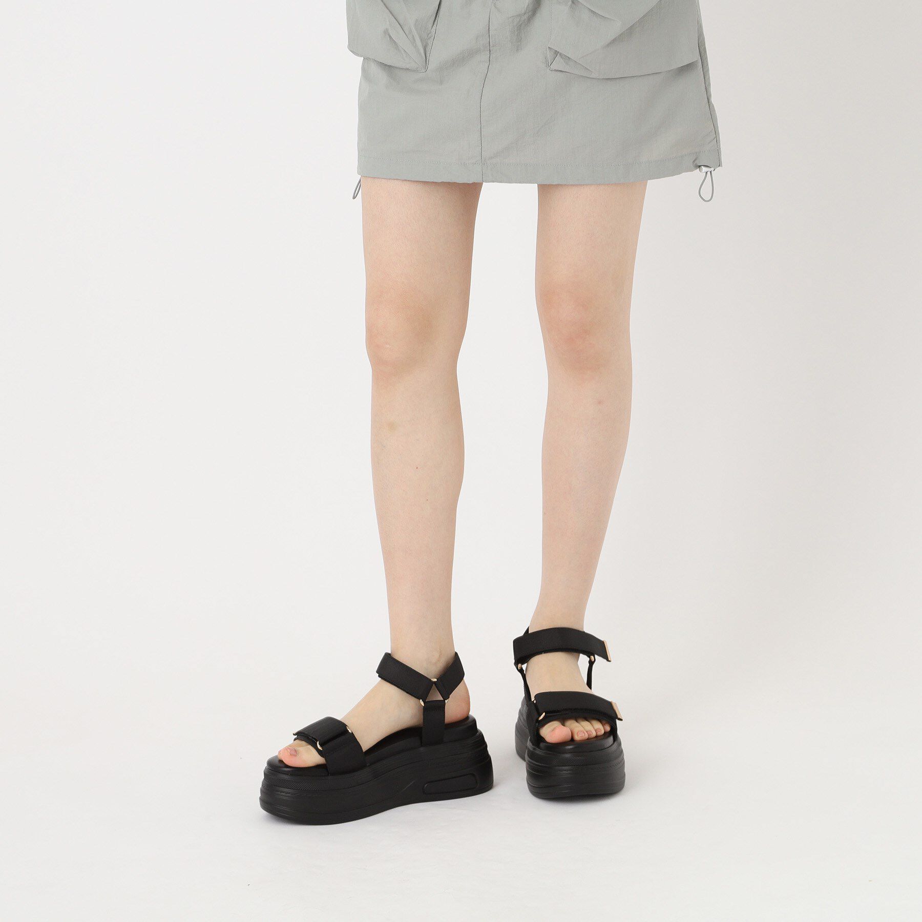 ESPERANZA「厚底フラットスポサン」|サンダル|