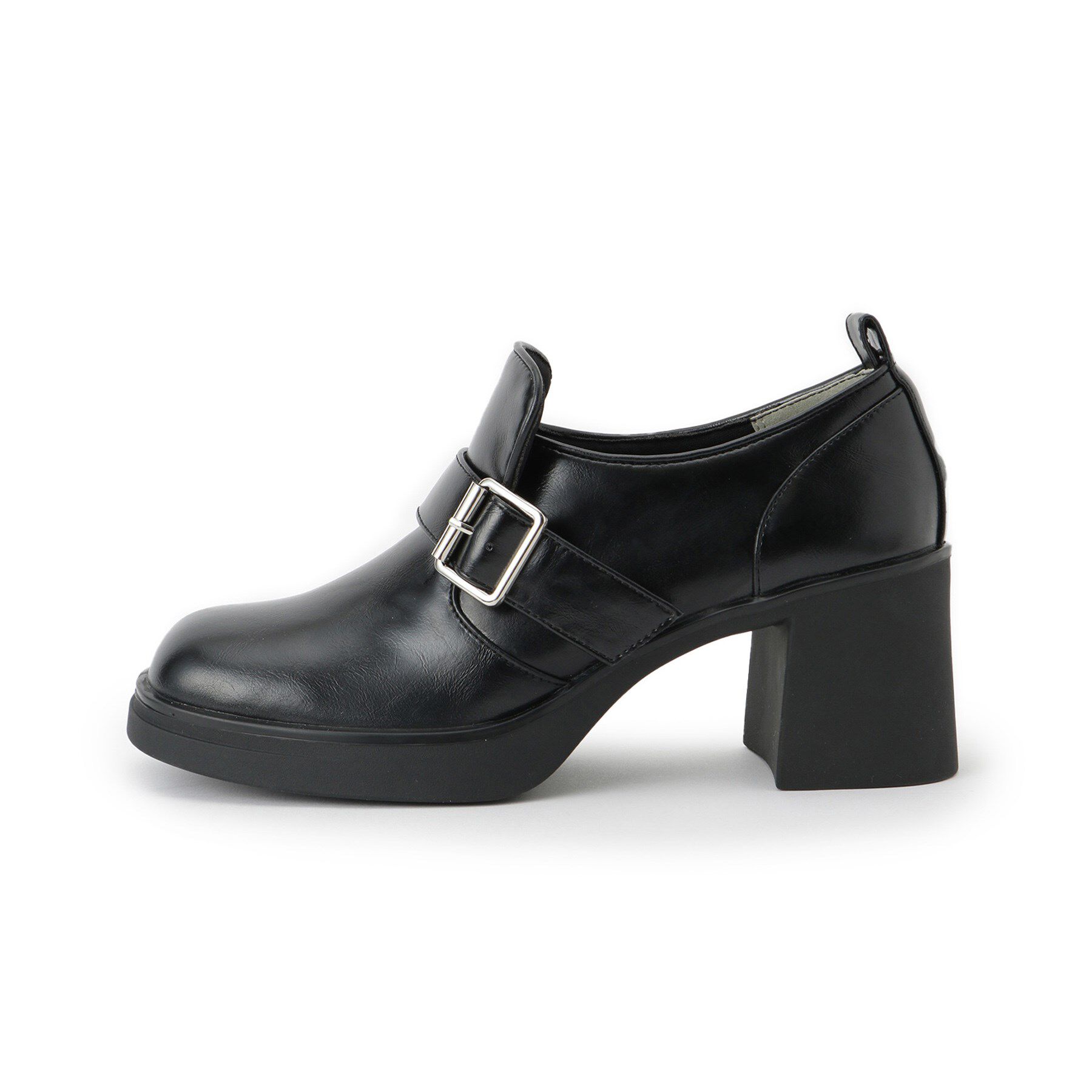 ESPERANZA「スクエアトゥベルトアンクルローファー」|パンプス|