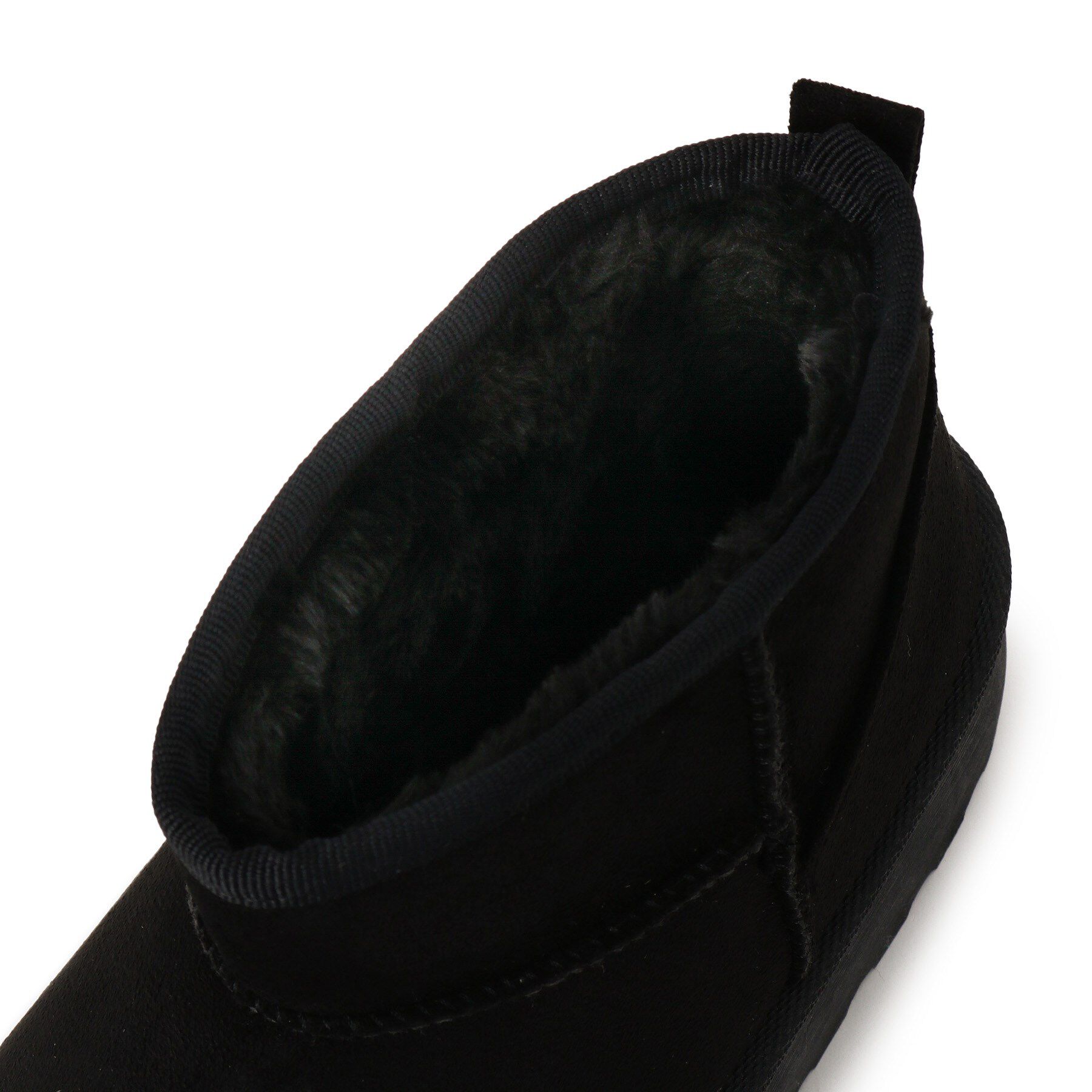 csT&P「厚底プレーンフェイクムートン」|ショートブーツ|