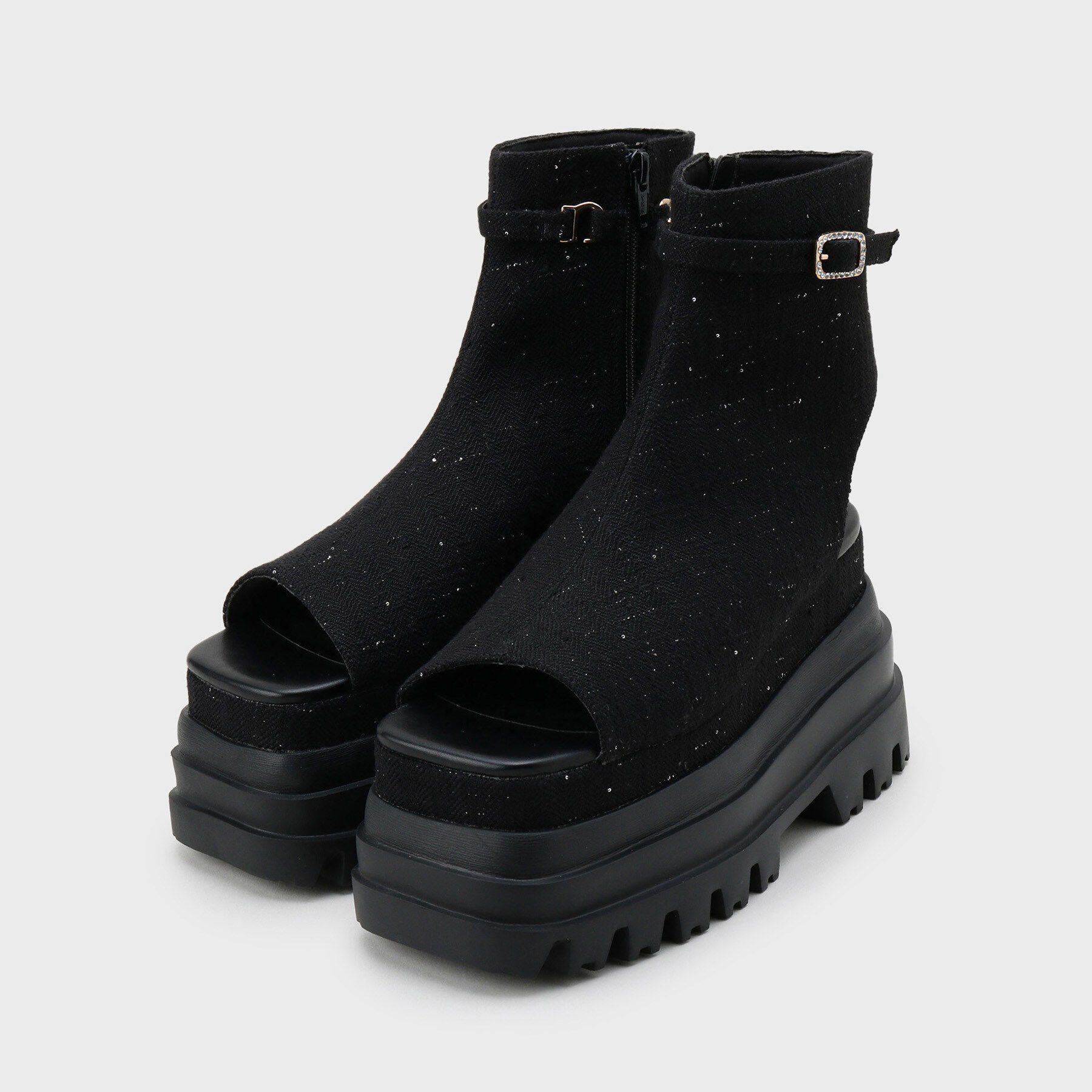 ESPERANZA「ボリューム厚底ブーツサンダル」|ショートブーツ|