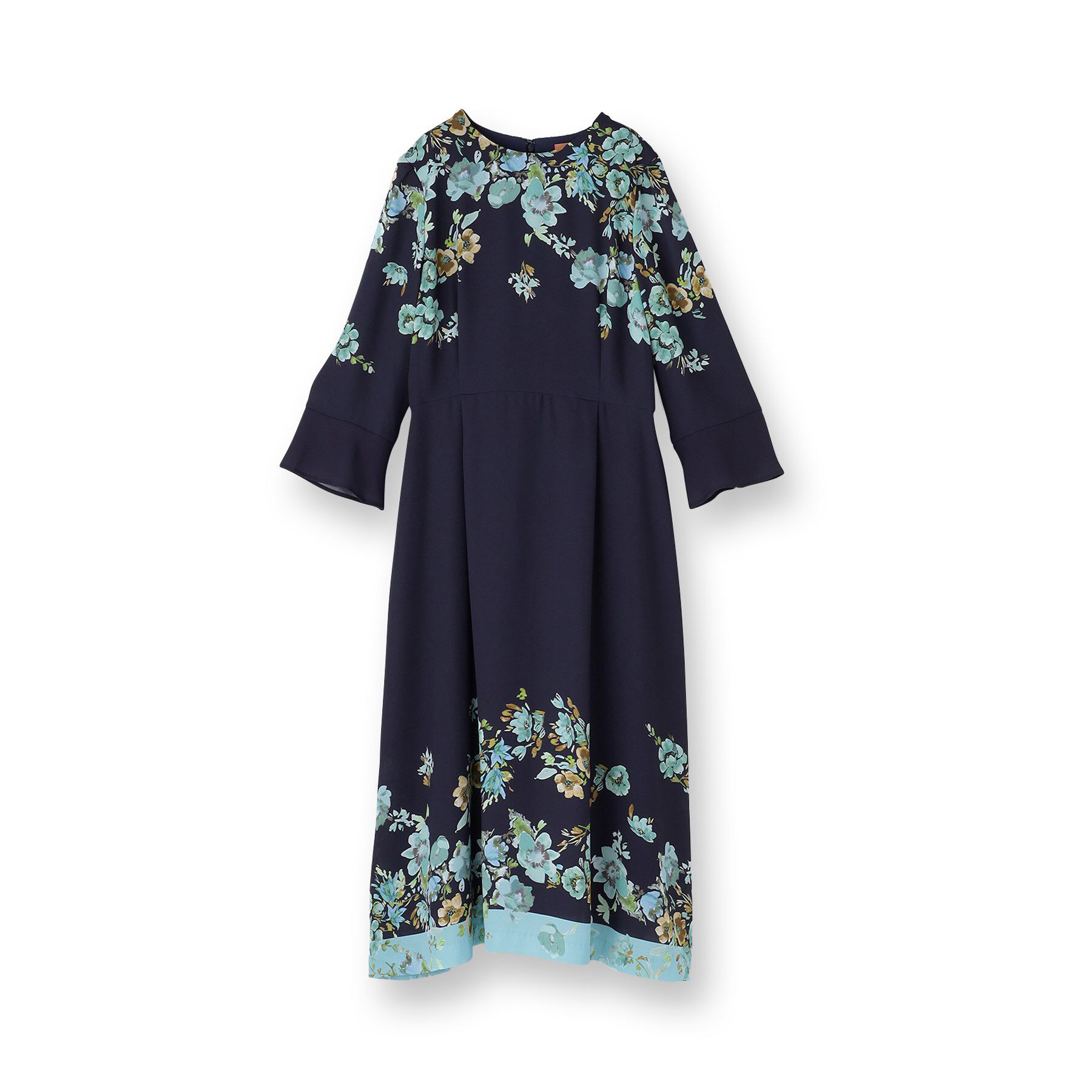 SunaUna「【co creation and yours／SS～L】花柄パネルワンピース」|ワンピース|