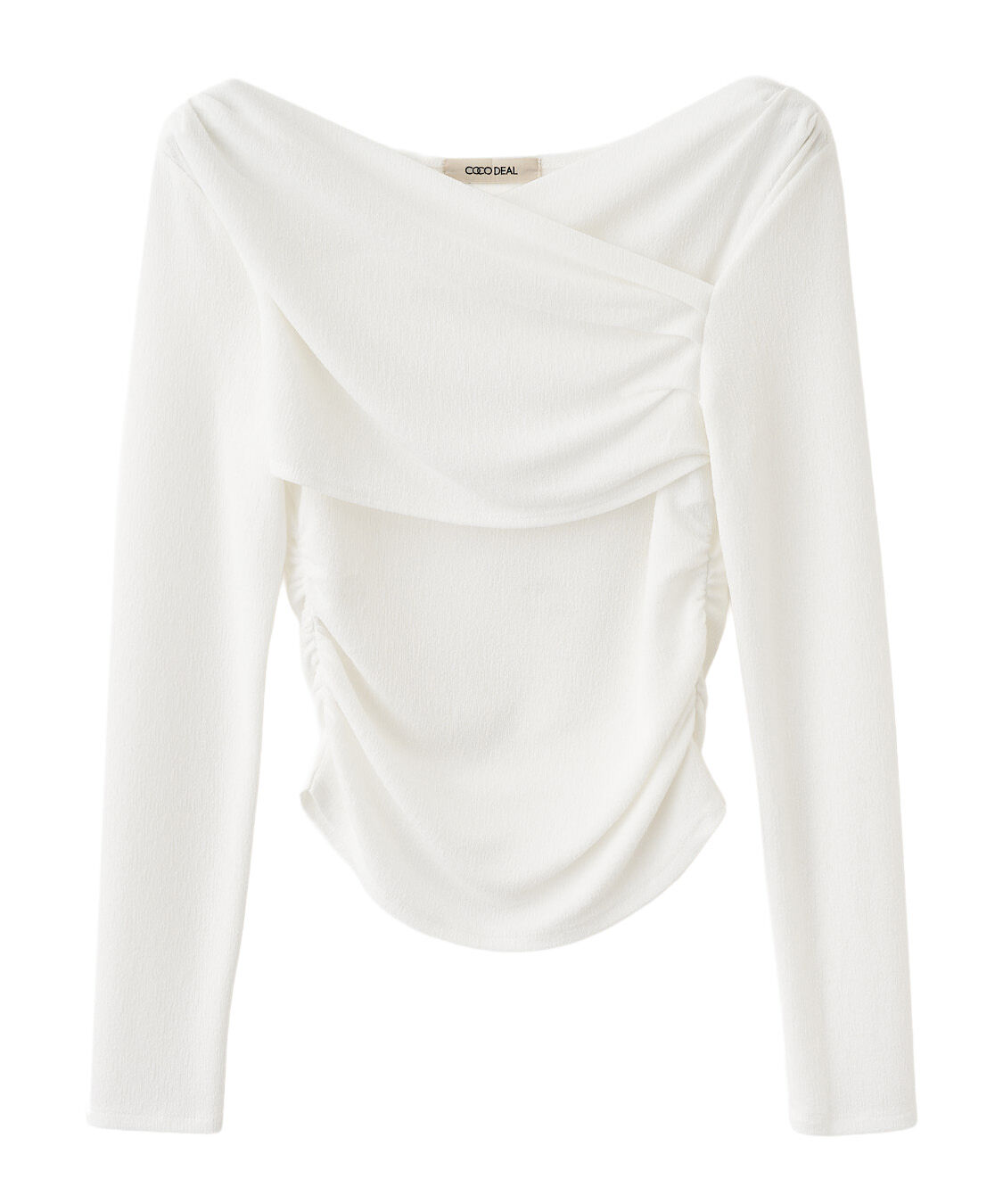 COCO DEAL「オフショルタックカットソートップス」|Tシャツ・カットソー|