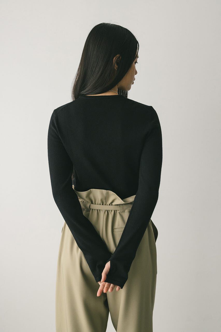 STYLEMIXER「フィンガーホールクルーネックニット」|ニット・セーター|