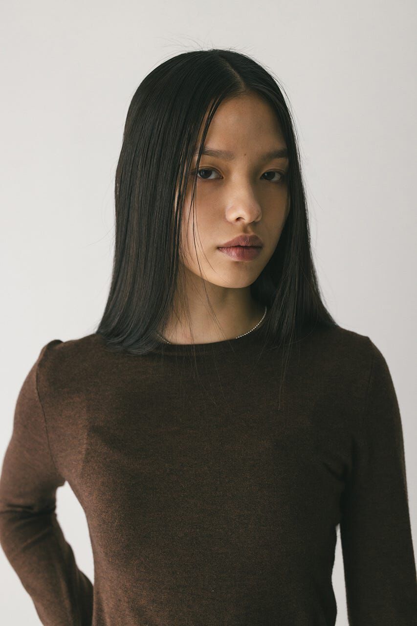 STYLEMIXER「フィンガーホールクルーネックニット」|ニット・セーター|