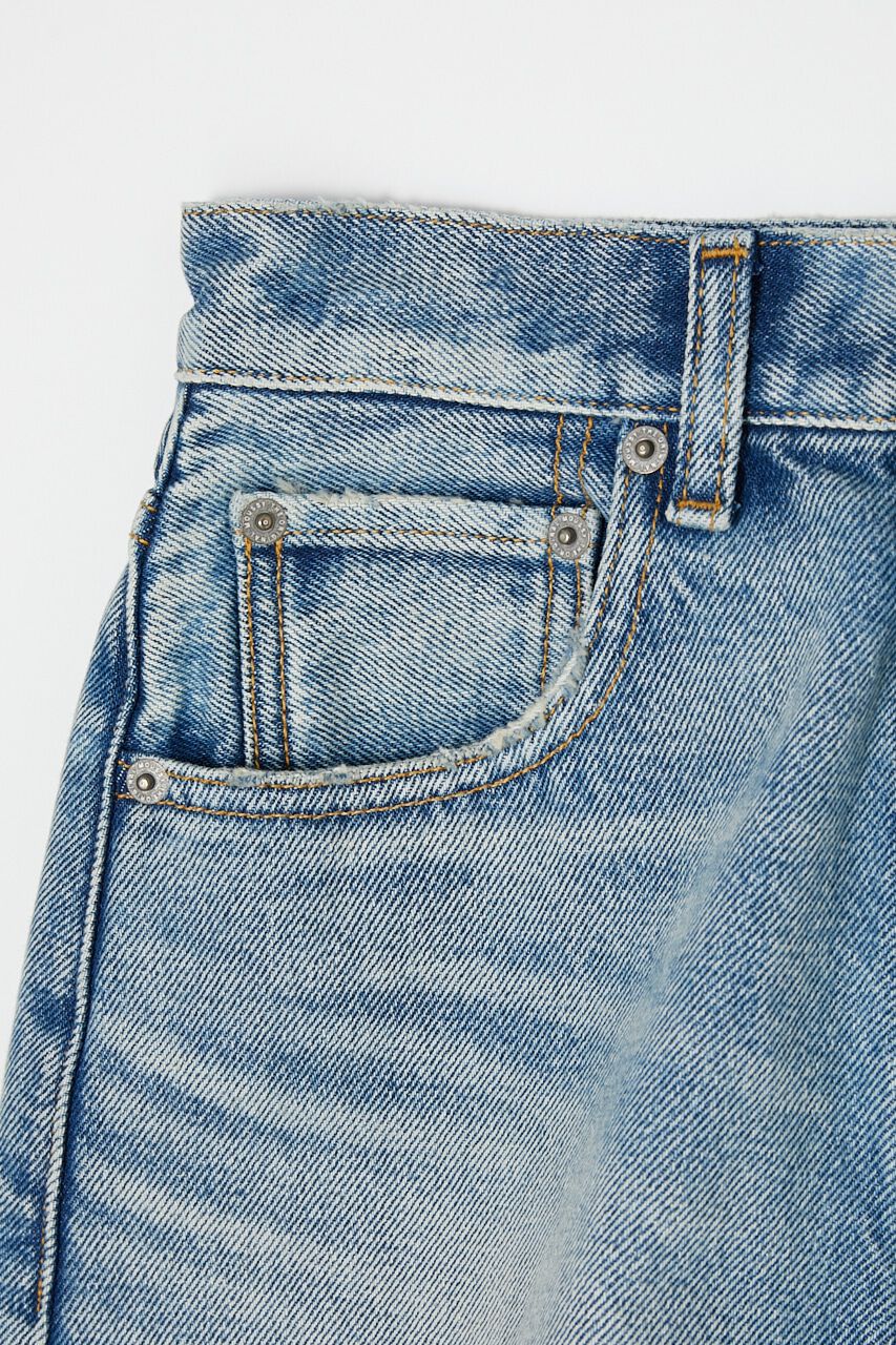 MOUSSY「HW CUT OFF ショートパンツ」|デニム|