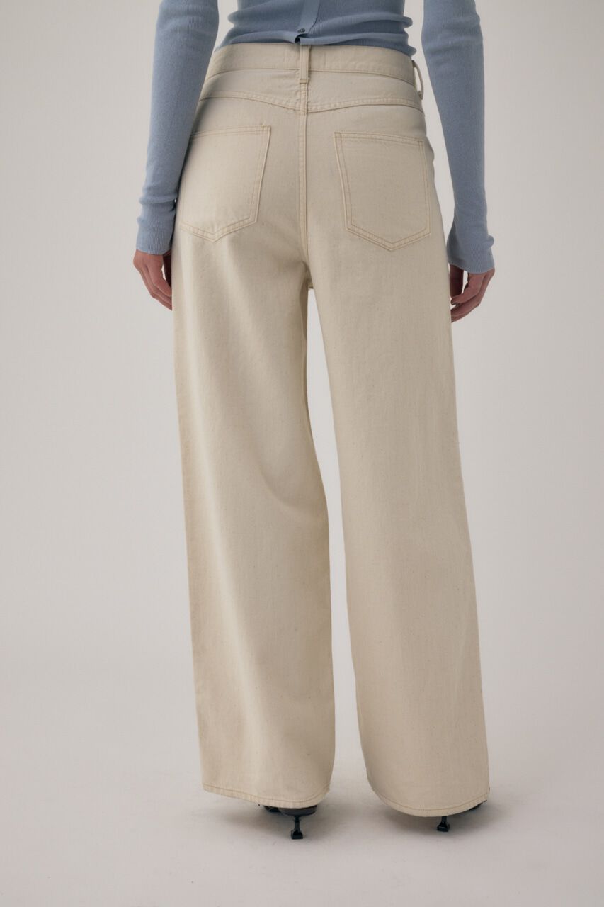 MOUSSY「オーガニックコットンデニムローライズルーズストレート」|デニム|