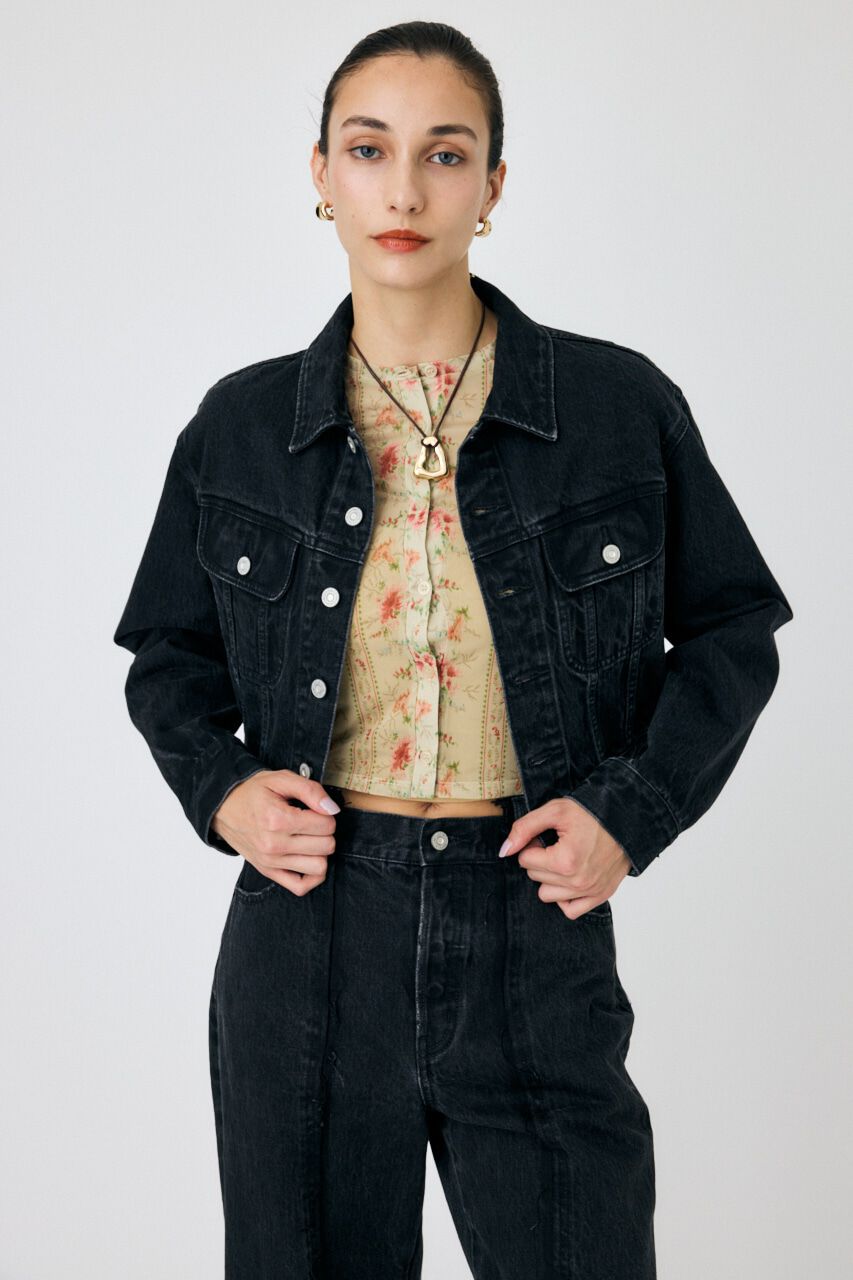 MOUSSY「90S SHORT デニムジャケット」|デニムジャケット|