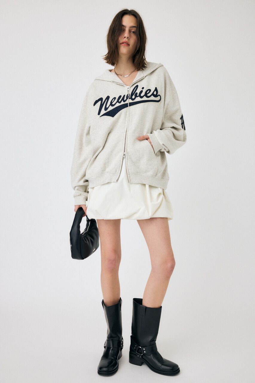 MOUSSY「PATCHED OVERSIZED ジップパーカー」|パーカー|