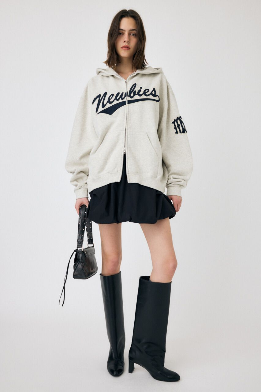 MOUSSY「PATCHED OVERSIZED ジップパーカー」|パーカー|