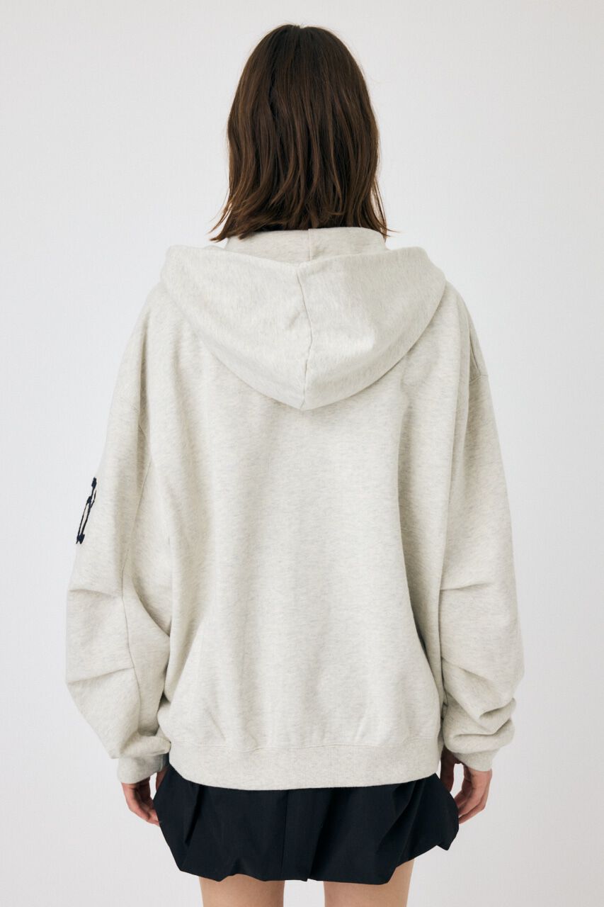 MOUSSY「PATCHED OVERSIZED ジップパーカー」|パーカー|