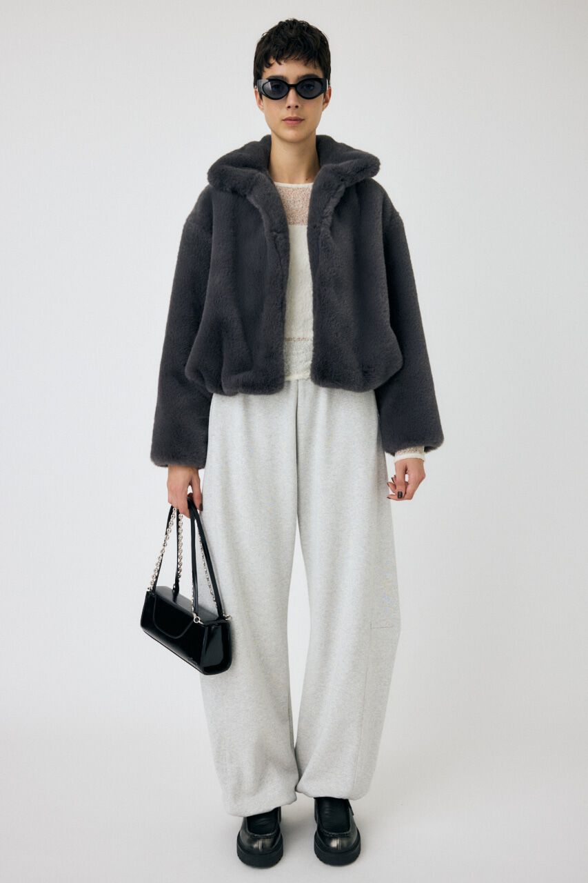 MOUSSY「FAUX FUR スタンドカラージャケット」|その他|