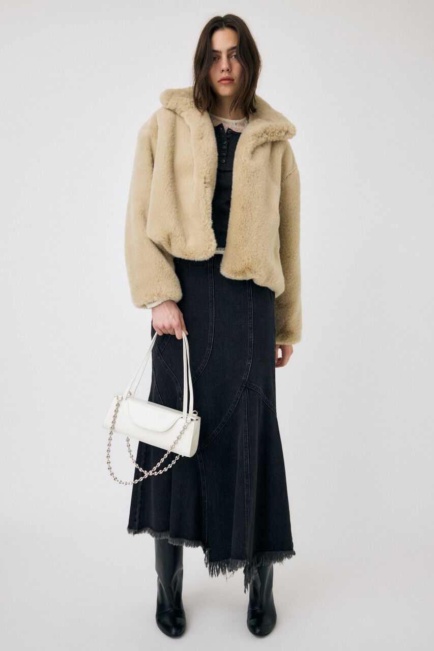 MOUSSY「FAUX FUR スタンドカラージャケット」|その他|