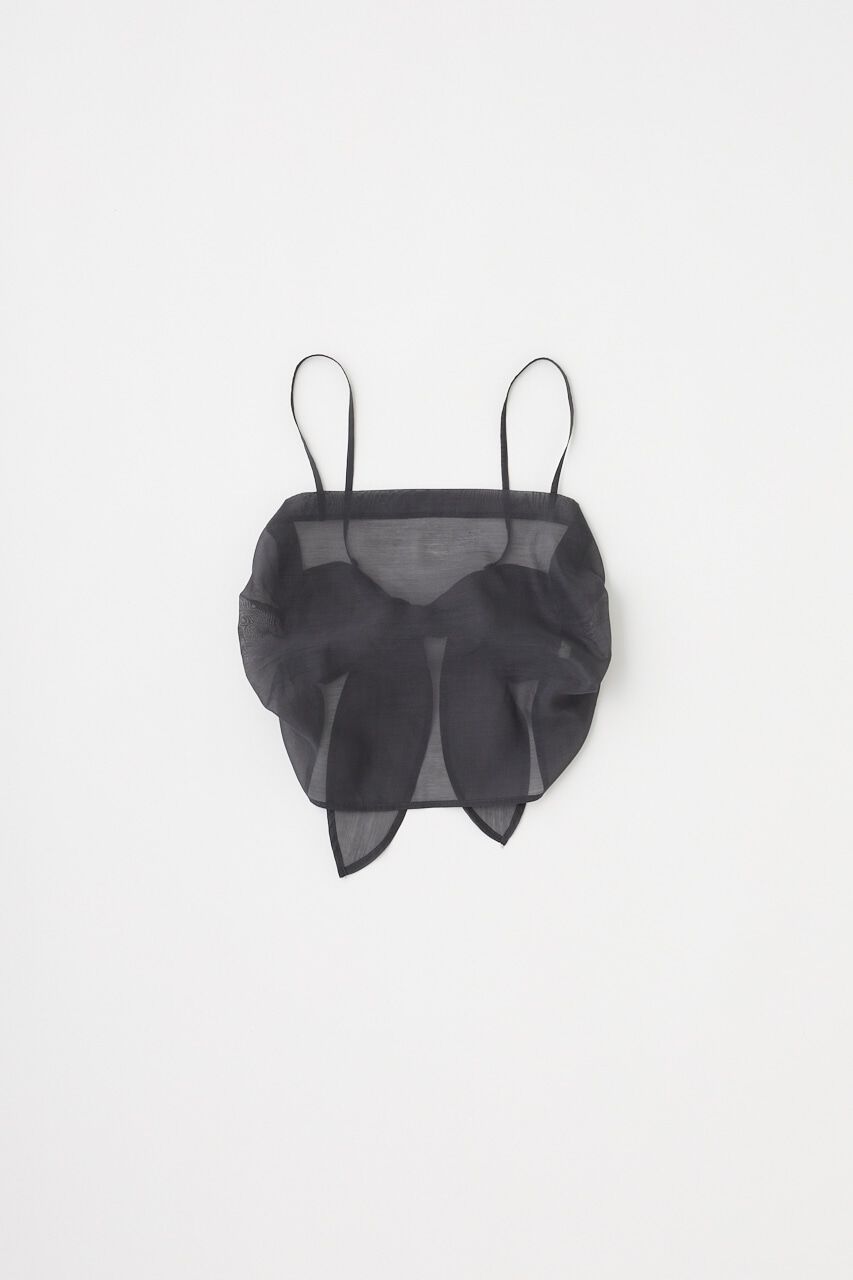 MOUSSY「吸湿､速乾性のある麻のｶｯﾄｿｰと透け感のあるｷｬﾐｿｰﾙの重ね着 」|Tシャツ・カットソー|