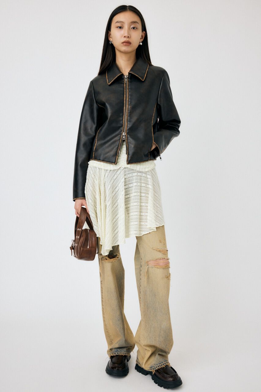 MOUSSY「MIDRISE ストレートデニム」|デニム|