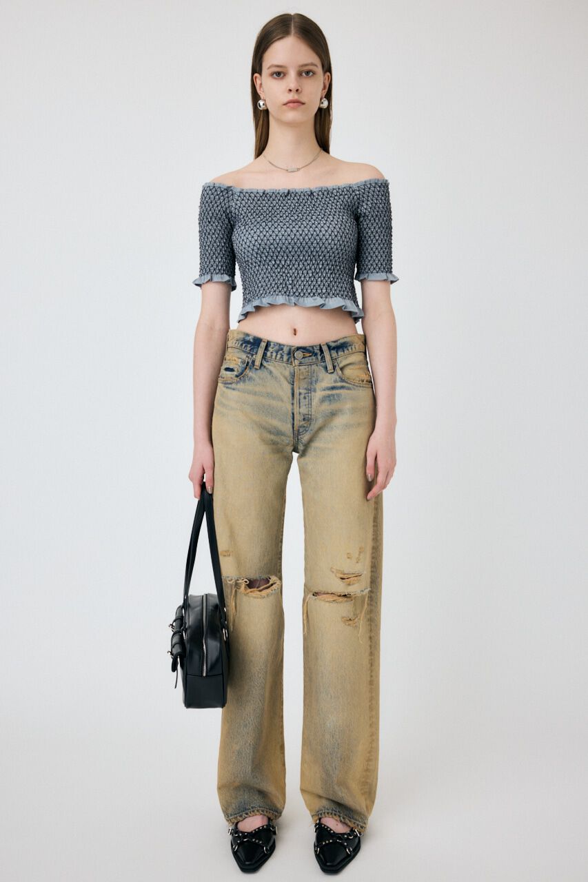 MOUSSY「MIDRISE ストレートデニム」|デニム|