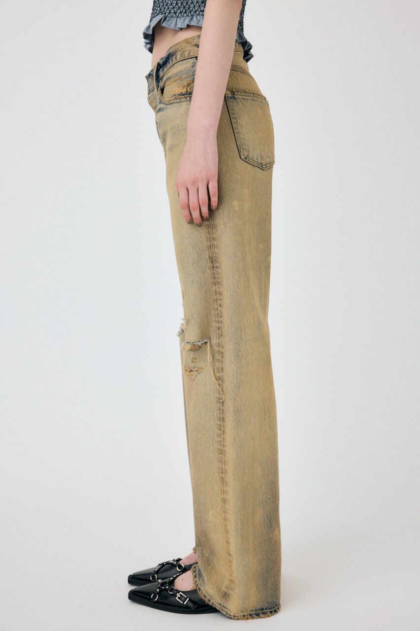 MOUSSY「MIDRISE ストレートデニム」|デニム|