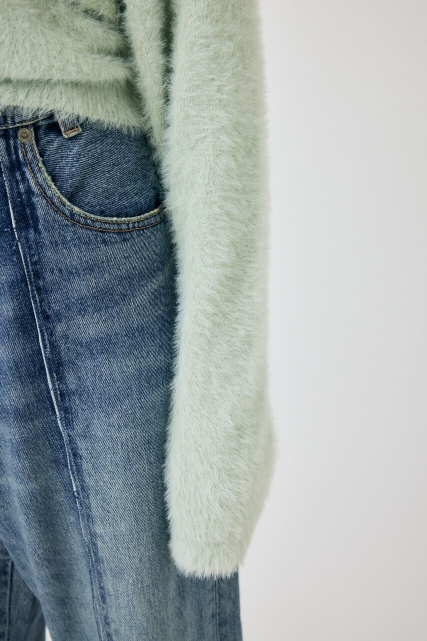 MOUSSY「SHAGGY KNIT ボレロ & タンク」|ニット・セーター|