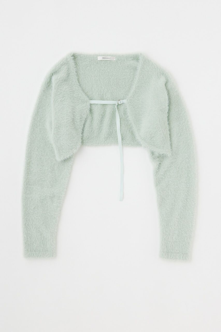 MOUSSY「SHAGGY KNIT ボレロ & タンク」|ニット・セーター|