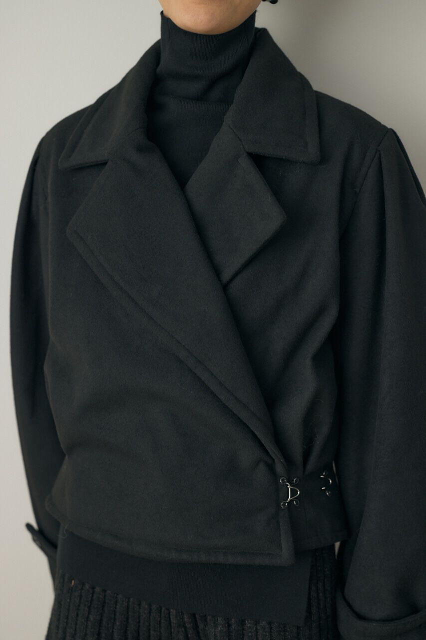 MOUSSY「ショートジャケット　リサイクルポリエステル&times;ウール混」|その他|