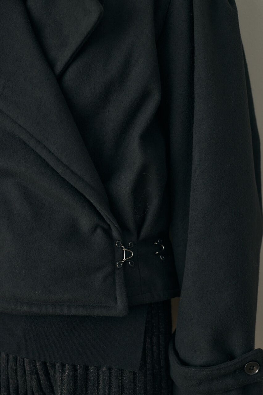 MOUSSY「ショートジャケット　リサイクルポリエステル&times;ウール混」|その他|