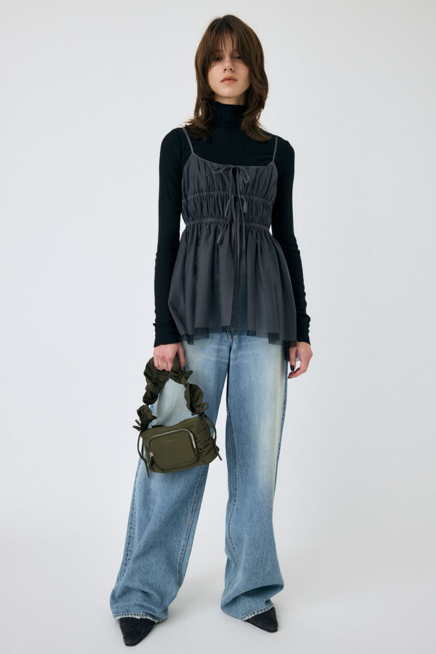 MOUSSY「TULLE RIBBON キャミ」|キャミソール|
