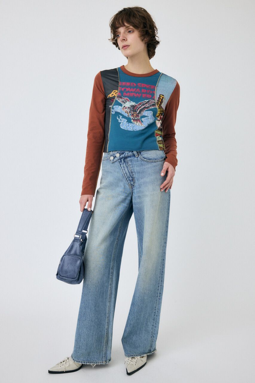 MOUSSY「REMAKE TINY ロンT」|Tシャツ・カットソー|