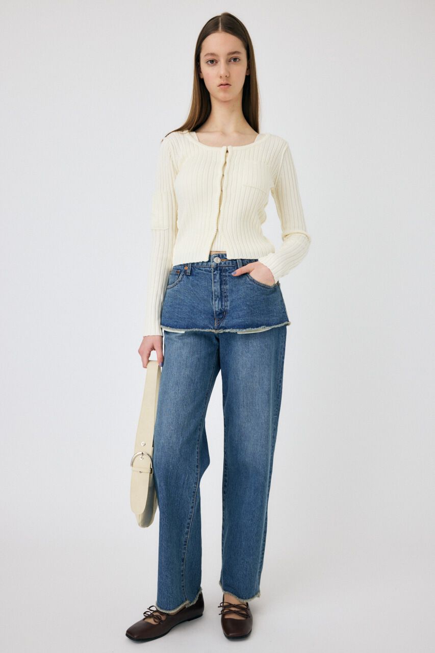 MOUSSY「RIB KNIT CD & タンク」|ニット・セーター|