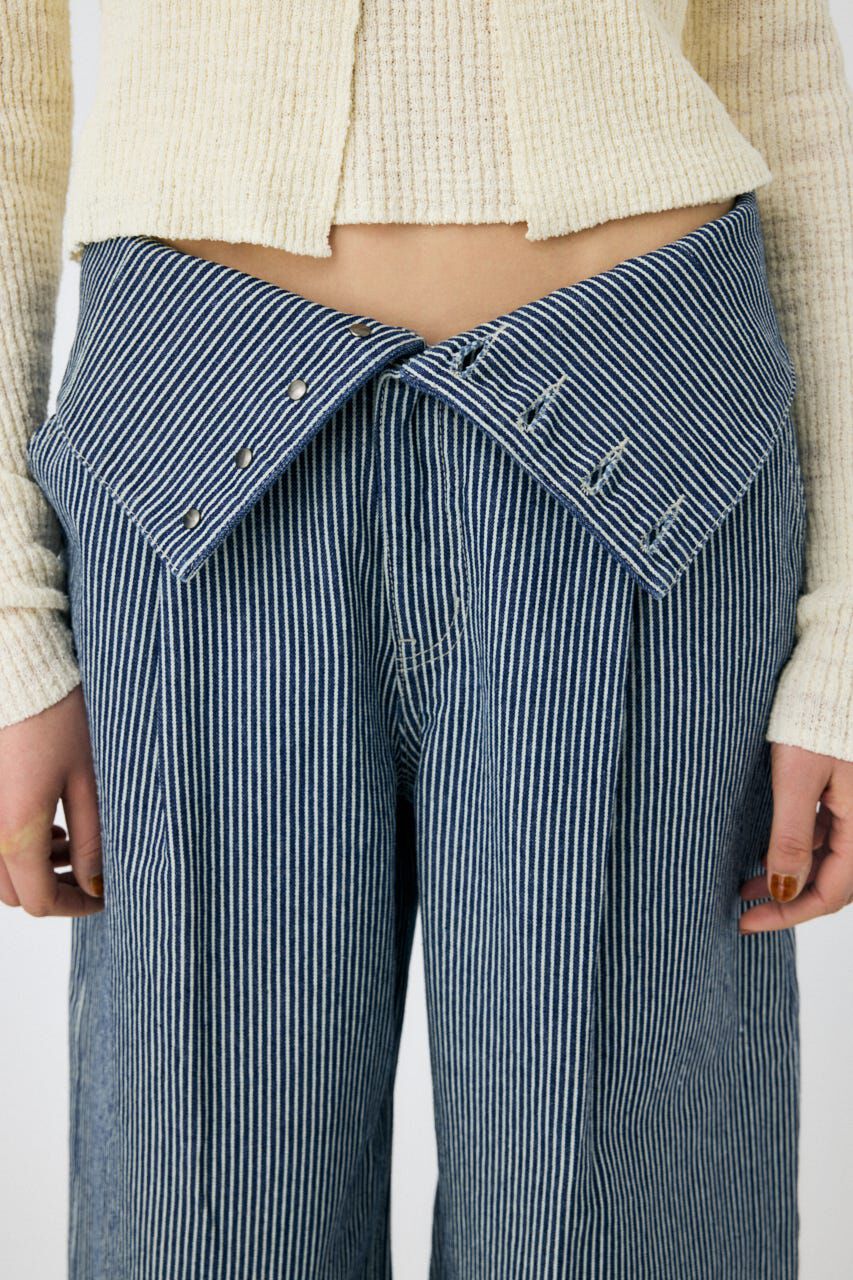 MOUSSY「CORSET DESIGN バギー デニム」|デニム|