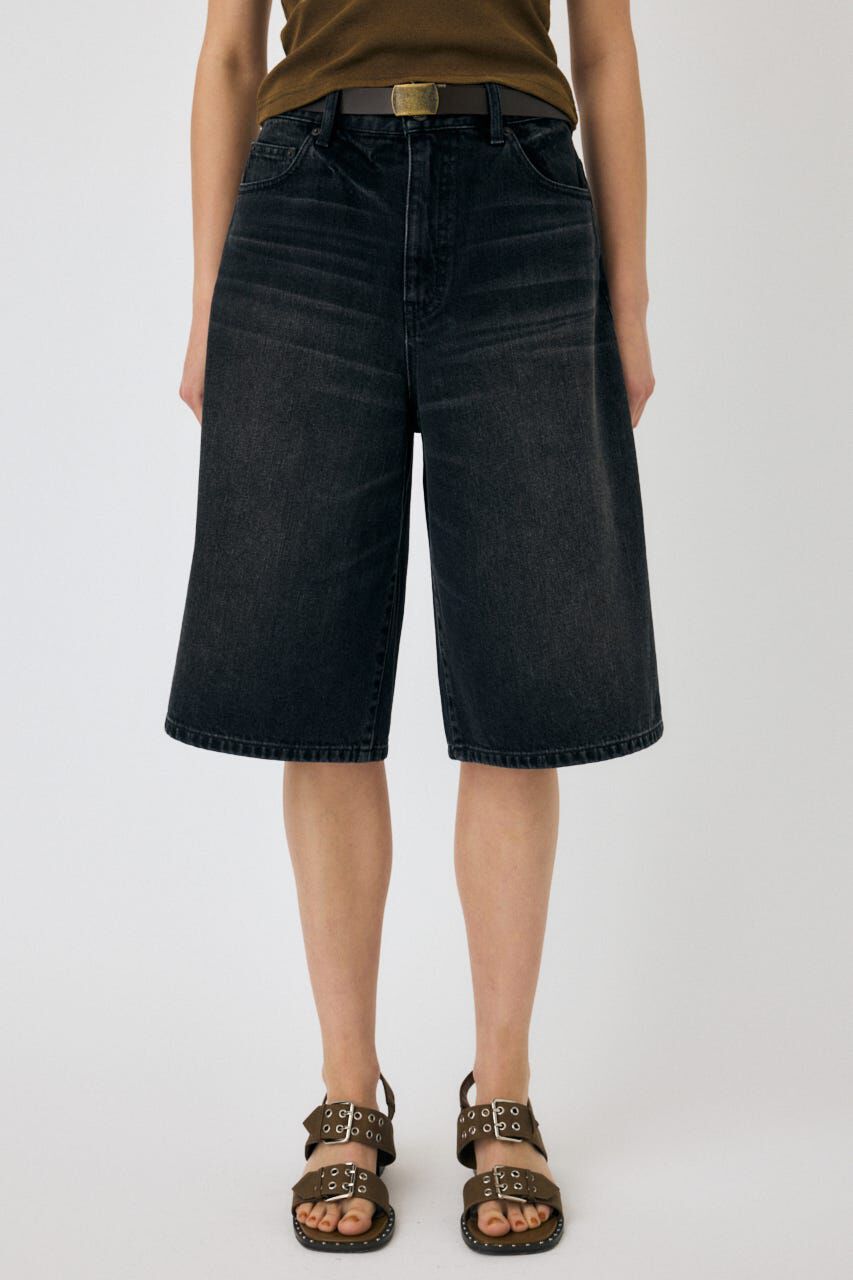 MOUSSY「KNEE LENGTH バミューダパンツ」|デニム|