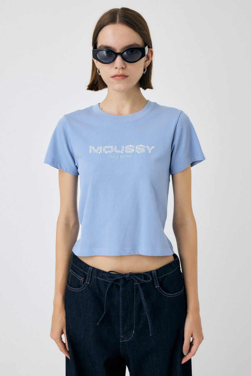 MOUSSY「LITTLE POPS ロゴ TEE」|Tシャツ・カットソー|