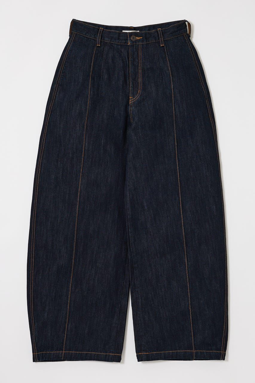 MOUSSY「PIN TUCK COCOON STRAIGHT」|デニム|