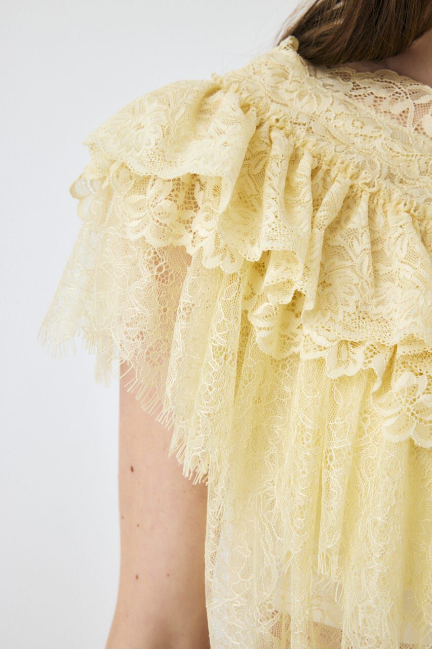 MOUSSY「LACE FRILLS トップス」|シャツ・ブラウス|