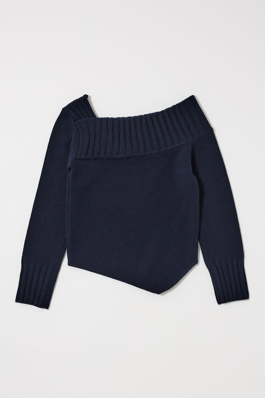 MOUSSY「ASYMMETRY トップス」|ニット・セーター|