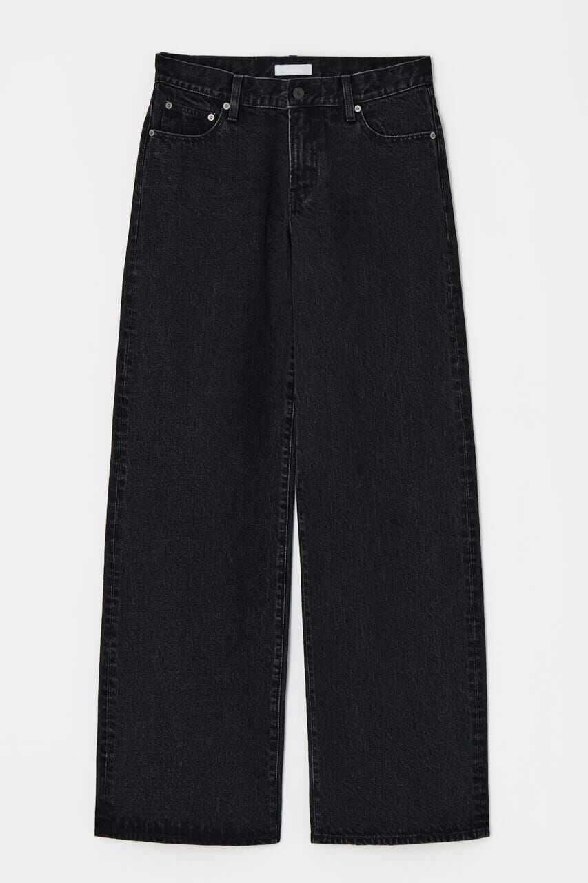 MOUSSY「LOW SLUNG WIDE ストレート」|デニム|